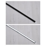 GloboStar® SURFACE-PROFILE 70806-2M Προφίλ Αλουμινίου - Βάση & Ψύκτρα Ταινίας LED με Μαύρο Φιμέ Κάλυμμα - Επιφανειακή Χρήση - Πατητό Κάλυμμα - Μαύρο - 2 Μέτρα - Πακέτο 5 Τεμαχίων - Μ200 x Π1.6 x Υ0.7cm - Image 5