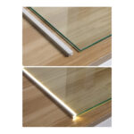 GloboStar® GLASSBOARD-PROFILE 70812-3M Προφίλ Αλουμινίου - Βάση & Ψύκτρα Ταινίας LED με Λευκό Γαλακτερό Κάλυμμα - Χρήση για Μοριακό Φωτισμό Γυαλιού Πάχους 10mm - Πατητό Κάλυμμα - Ασημί - 3 Μέτρα - Πακέτο 5 Τεμαχίων - Μ300 x Π1.7 x Υ3cm - Image 10