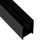 GloboStar® SURFACEPENDANT-PROFILE 70832-3M Προφίλ Αλουμινίου - Βάση & Ψύκτρα Ταινίας LED με Λευκό Γαλακτερό Κάλυμμα - Επιφανειακή & Κρεμαστή Χρήση - Πατητό Κάλυμμα - Μαύρο - 3 Μέτρα - Μ300 x Π3.5 x Υ7.4cm - Image 5