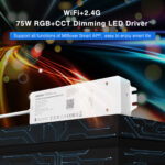 GloboStar® 71441 WL5-P75V24 Mi-BOXER DC Smart Wifi & RF 2.4Ghz Power Supply Τροφοδοτικό SELV & Controller / Dimmer All in One 5 Καναλιών AC100-240V σε DC 24V 5 x 0.6A 14.4W - Max 3A 75W - IP20 RGBW+WW Μ19 x Π5.5 x Υ3.2cm - 5 Years Warranty - Image 10