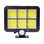 GloboStar® 71463 Αυτόνομος Ηλιακός Προβολέας LED 120 6 x COB 35W 1800lm με Ενσωματωμένη Μπαταρία 2400mAh - Φωτοβολταϊκό Πάνελ με Αισθητήρα Ημέρας-Νύχτας - PIR Αισθητήρα Κίνησης Αδιάβροχο IP65 Ψυχρό Λευκό 6000K - Image 3
