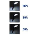 GloboStar® 71466 Αυτόνομο Ηλιακό Φωτιστικό Τοίχου LED SMD 3W 550lm με Ενσωματωμένη Μπαταρία 2200mAh - Φωτοβολταϊκό Πάνελ - Ρυθμιζόμενη Βάση Στήριξης - Αισθητήρα Ημέρας-Νύχτας PIR Αισθητήρα Κίνησης και Ασύρματο Χειριστήριο IR Αδιάβροχο IP56 Ψυχρό Λευκό - Image 5