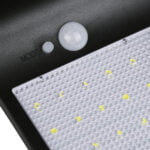 GloboStar® 71469 Αυτόνομο Ηλιακό Φωτιστικό Τοίχου Μαύρο LED SMD 4W 550lm με Ενσωματωμένη Μπαταρία 2200mAh - Φωτοβολταϊκό Πάνελ - Βάση Στήριξης - Αισθητήρα Ημέρας-Νύχτας PIR Αισθητήρα Κίνησης Αδιάβροχο IP65 Ψυχρό Λευκό 6000K - Image 6