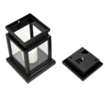 GloboStar® 71506 Αυτόνομο Ηλιακό Κρεμαστό Διακοσμητικό Φωτιστικό Φανάρι με Κεράκι LED 1W 50lm με Ενσωματωμένη Μπαταρία 120mAh - Φωτοβολταϊκό Πάνελ με Αισθητήρα Ημέρας-Νύχτας Αδιάβροχο IP65 Θερμό Λευκό 1600K - Image 4
