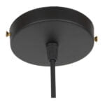 GloboStar® CARAVEL 01042 Vintage Industrial Κρεμαστό Φωτιστικό Οροφής Μονόφωτο Μαύρο Μεταλλικό Καμπάνα Φ36 x Y13cm - Image 8