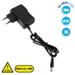 GloboStar® 73087 Πλαστικό Τροφοδοτικό SELV για Προϊόντα LED 10W 2A - AC 220-240V σε DC 5V - IP20 L7 x W2.7 x H7.5cm - 2 Years Warranty