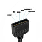 GloboStar® 73427 Ασύρματος LED RGBW + WW Controller με Χειριστήριο RF 2.4Ghz DC 5-24V Max 144W - Image 3