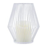 GloboStar® CANDLE 76489 Διακοσμητικό Realistic Κερί με LED Εφέ Κινούμενης Φλόγας - Μπαταρίας 2 x AA (Δεν Συμπεριλαμβάνονται) & Ασύρματο Χειριστήριο IR Θερμό Λευκό 2700K Dimmable Λευκό Φ16 x Υ18cm - Image 3