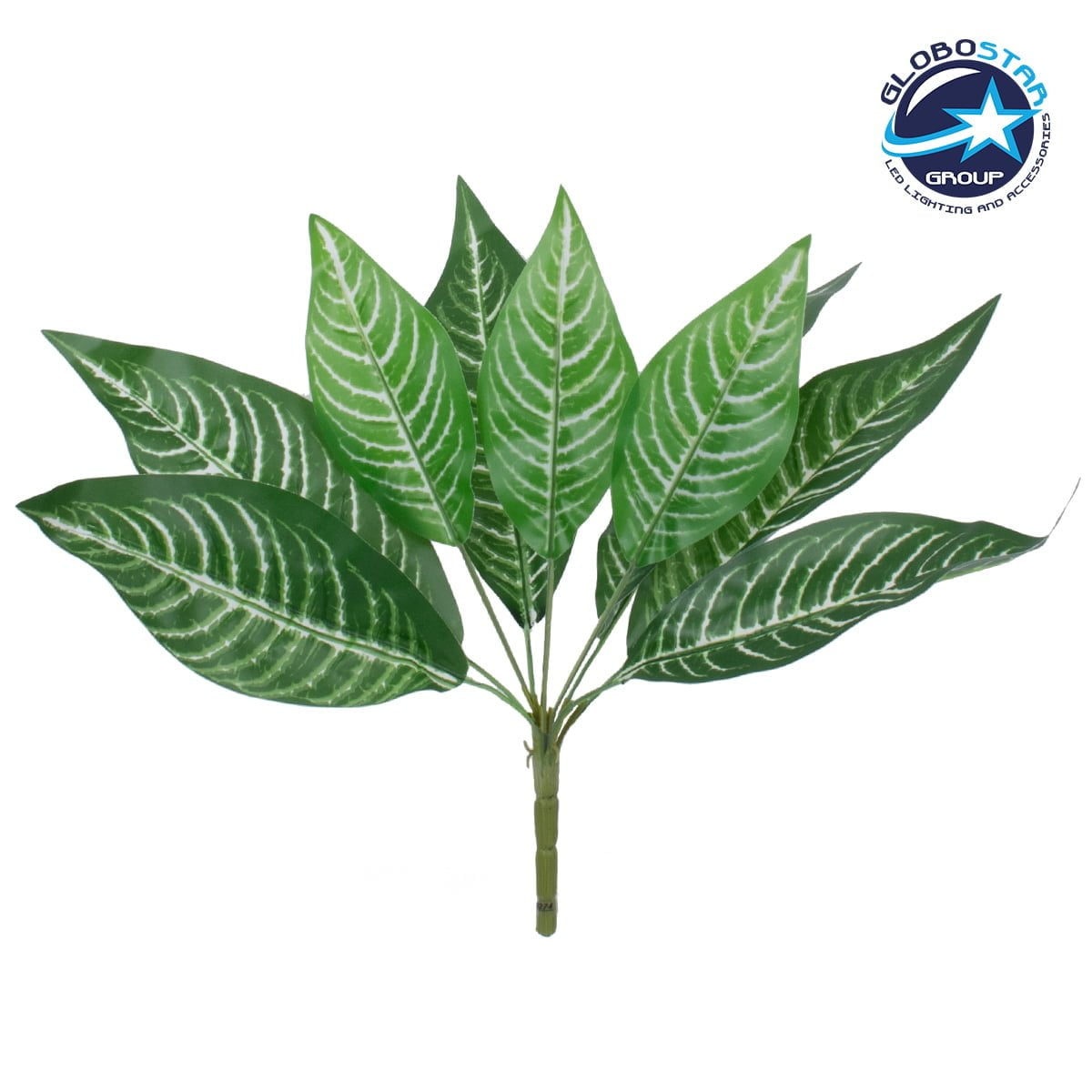78274_1 GloboStar® MADAGASCAR JEWEL 78274 Τεχνητό Φυτό Ευφορβία - Μπουκέτο Διακοσμητικών Φυτών - Κλαδιών με Φύλλωμα Πράσινο Υ35cm - Image 1