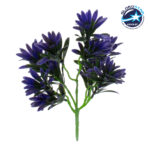 GloboStar® PURPLE MAKI 78282 Τεχνητό Φυτό Ποδόκαρπος Μωβ - Μπουκέτο Διακοσμητικών Φυτών - Κλαδιών με Φύλλωμα Μωβ Υ28cm