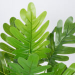 GloboStar® TREE PHILODENDRON 78299 Τεχνητό Φυτό Φιλόδεντρο - Μπουκέτο Διακοσμητικών Φυτών - Κλαδιών με Φύλλωμα Πράσινο Υ40cm - Image 2