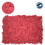 GloboStar® 78330 Συνθετικό Πάνελ Λουλουδιών - Κάθετος Κήπος Ορτανσία Σκούρο Ροζ Μ60 x Υ40 x Π5cm