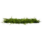 GloboStar® 78402 Artificial - Συνθετικό Τεχνητό Διακοσμητικό Πάνελ Φυλλωσιάς - Κάθετος Κήπος Νάνος Φτέρη - Νάνος Κισσός - Νάνος Δάφνη Πράσινο Μ60 x Υ40 x Π9cm - Image 3