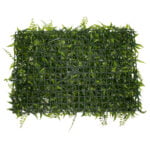 GloboStar® 78402 Artificial - Συνθετικό Τεχνητό Διακοσμητικό Πάνελ Φυλλωσιάς - Κάθετος Κήπος Νάνος Φτέρη - Νάνος Κισσός - Νάνος Δάφνη Πράσινο Μ60 x Υ40 x Π9cm - Image 4