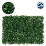 GloboStar® 78415 Artificial - Συνθετικό Τεχνητό Διακοσμητικό Πάνελ Φυλλωσιάς - Κάθετος Κήπος Πυξάρι Πράσινο Μ60 x Υ40 x Π4cm