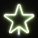 GloboStar® 78584 Φωτιστικό Ταμπέλα Φωτεινή Επιγραφή NEON LED Σήμανσης STAR 5W με Καλώδιο Τροφοδοσίας USB - Μπαταρίας 3xAAA (Δεν Περιλαμβάνονται) - Ψυχρό Λευκό 6000K - Image 5
