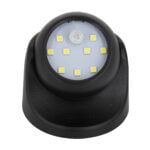 GloboStar® 79001 Μαύρο Φωτιστικό Μπαταρίας σε Σχήμα Κάμερας LED SMD 3W 300lm με Αισθητήρα Ημέρας-Νύχτας και PIR Αισθητήρα Κίνησης Ψυχρό Λευκό 6000K - Image 4