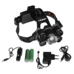 GloboStar® 79059 Φακός Κεφαλής Επαναφορτιζόμενος LED CREE XML2-T6 Chip 50 Watt 5000lm με 2 x 18650 Μπαταρίες 5200mAh Ψυχρό Λευκό 6000K - Image 6