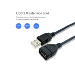GloboStar® 80104 SONOFF USB Male to Female Extension Cable 2.0 Cable Length 150cm - Image 5