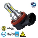 GloboStar® 81440 Λάμπα Αυτοκίνητου H11 3rd Generation Can-Bus Extreme Series LED 16 CREE XBD 3.5W 760lm 360° DC 12V IP20 Ψυχρό Λευκό 6000K