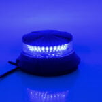 GloboStar® 85170 PRO Series Φάρος Σήμανσης Οχήματος Αστυνομίας για Αυτοκίνητα & Φορτηγά 6 Προγραμμάτων Φωτισμού STROBE LED SMD 3030 48W DC 10-30V Αδιάβροχος IP66 Μπλε - Image 7
