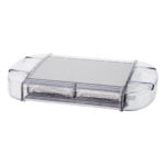 GloboStar® 85176 PRO Series Φάρος Σήμανσης Οχήματος Αστυνομίας για Αυτοκίνητα & Φορτηγά 6 Προγραμμάτων Φωτισμού STROBE LED COB 60W DC 10-30V Αδιάβροχος IP66 Μπλε - Image 3