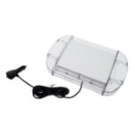 GloboStar® 85177 PRO Series Φάρος Σήμανσης Οχήματος Οδικής Βοήθείας για Αυτοκίνητα & Φορτηγά 6 Προγραμμάτων Φωτισμού STROBE LED COB 60W DC 10-30V Αδιάβροχος IP66 Πορτοκαλί - Image 7