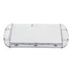 GloboStar® 85184 PRO Series Φάρος Σήμανσης Οχήματος Ασθενοφόρου για Αυτοκίνητα & Φορτηγά 6 Προγραμμάτων Φωτισμού STROBE LED COB 100W DC 10-30V Αδιάβροχος IP66 Ψυχρό Λευκό 6000K - Image 4
