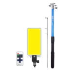 GloboStar® 85821 Τηλεσκοπικό Καλάμι Ψαρέματος 5m με Πάνελ Φωτισμού 800W 48000lm DC 12V Αδιάβροχο IP65 Ψυχρό Λευκό 6000K - Image 3