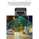 GloboStar® 86057 Καθρέπτης Αυτοκινήτου με 3 Κάμερες 3CHs AHD 1080P 170° - 4G Sim Card Slot - WiFi - GPS Navigator - Bluetooth - G Sensor - 24h Monitoring - FM Transmitter -  Νυχτερινή Όραση - Μαύρο - Image 16