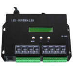 LED Digital RGB Controller DMX512 T8000PRO H803SA 8000 IC με Κάρτα SD Professional Series 5v - 12v - 24v GloboStar 88771 - Image 2