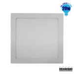 Πάνελ PL LED Οροφής Εξωτερικό Τετράγωνο 20W 230v 1820lm 180° Θερμό Λευκό 3000k GloboStar 01889 - Image 2