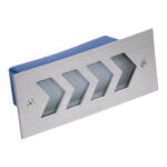 GloboStar® WALLLIGHT-ARINA 90671 Χωνευτό Φωτιστικό Τοίχου LED 6W 690lm 120° DC 24V Αδιάβροχο IP67 Μ17 x Π7 x Υ5.5cm Φυσικό Λευκό 4500K - Ανοξείδωτο Ατσάλι - 3 Years Warranty - Image 3