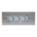 GloboStar® WALLLIGHT-ARINA 90671 Χωνευτό Φωτιστικό Τοίχου LED 6W 690lm 120° DC 24V Αδιάβροχο IP67 Μ17 x Π7 x Υ5.5cm Φυσικό Λευκό 4500K - Ανοξείδωτο Ατσάλι - 3 Years Warranty - Image 5