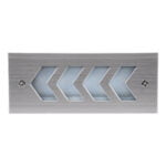 GloboStar® WALLLIGHT-ARINA 90671 Χωνευτό Φωτιστικό Τοίχου LED 6W 690lm 120° DC 24V Αδιάβροχο IP67 Μ17 x Π7 x Υ5.5cm Φυσικό Λευκό 4500K - Ανοξείδωτο Ατσάλι - 3 Years Warranty - Image 6