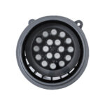GloboStar® FLOOD-MILO 90739 Κινούμενος Προβολέας - Σποτ Φωτισμού Wall Washer για Φωτισμό Κτιρίων LED 24W 2040lm 10° DC 24V Αδιάβροχο IP67 Φ22 x Υ30cm RGBW DMX512 - Γκρι Ανθρακί - 3 Χρόνια Εγγύηση - Image 7
