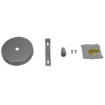 DIY Ροζέτα Φωτιστικού Νίκελ Χρώμιο Φ100 GloboStar 90802 - Image 2