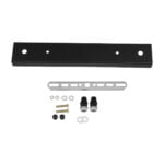 DIY Ροζέτα Φωτιστικού Μαύρη Ορθογώνια 300x50mm με 2 Τρύπες GloboStar 90820 - Image 3