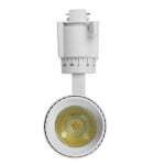 Μονοφασικό Bridgelux COB LED Λευκό Φωτιστικό Σποτ Ράγας 10W 230V 1250lm 30° Φυσικό Λευκό 4500k GloboStar 93091 - Image 3