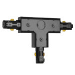 Διφασικός Connector 3 Καλωδίων Συνδεσμολογίας Ταφ (Τ) για Μαύρη Ράγα Οροφής GloboStar 93132 - Image 2