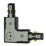 Διφασικός Connector 3 Καλωδίων Συνδεσμολογίας Ελ (L) για Μαύρη Ράγα Οροφής GloboStar 93134 - Image 2