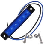 LED Φώτα Όγκου Φορτηγών Αδιάβροχο IP66 Μπλε GloboStar 77473 - Image 3