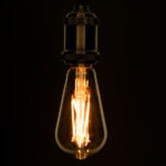 GloboStar® 99047 Λάμπα E27 ST64 Αχλάδι LED LONG FILAMENT 10W 1050 lm 320° AC 85-265V Edison Retro με Μελί Γυαλί Ultra Θερμό Λευκό 2200 K Dimmable - Image 2