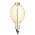 GloboStar® 99170 Λάμπα LED Soft S Spiral Filament E27 BT180 MANGOS Γλόμπος 6W 420lm 360° AC 220-240V IP20 Φ18 x Υ39cm Ultra Θερμό Λευκό 2200K με Μελί Γυαλί - Dimmable - 3 Years Warranty - Image 2