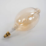 GloboStar® 99170 Λάμπα LED Soft S Spiral Filament E27 BT180 MANGOS Γλόμπος 6W 420lm 360° AC 220-240V IP20 Φ18 x Υ39cm Ultra Θερμό Λευκό 2200K με Μελί Γυαλί - Dimmable - 3 Years Warranty - Image 4