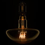 GloboStar® 99173 Λάμπα E27 MR200 Mushroom LED SOFT SPIRAL FILAMENT 6W 500 lm 320° AC 85-265V Edison Retro με Μελί Γυαλί Ultra Θερμό Λευκό 2200 K Dimmable - Image 2