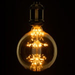 GloboStar® 99201 Λάμπα E27 G125 MTX Γλόμπος DIODE HP LED String 3W 300 lm 320° AC 85-265V Edison Retro με Μελί Γυαλί Ultra Θερμό Λευκό 2200 K - Image 2