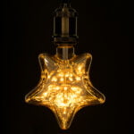 GloboStar® 99207 Λάμπα E27 S125 MTX Star DIODE HP LED String 3W 300 lm 320° AC 85-265V Edison Retro με Μελί Γυαλί Ultra Θερμό Λευκό 2200 K - Image 2