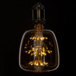 GloboStar® 99209 Λάμπα LED MTX Diode HP E27 G145 BARREL Γλόμπος 1.6W 140lm 360° AC 220-240V IP20 Φ14.5 x Υ19cm Ultra Θερμό Λευκό 2200K με Μελί Γυαλί - 3 Χρόνια Εγγύηση - Image 5