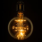 GloboStar® 99210 Λάμπα E27 BLL150 MTX Balloon DIODE HP LED String 3W 300 lm 320° AC 85-265V Edison Retro με Μελί Γυαλί Ultra Θερμό Λευκό 2200 K - Image 2